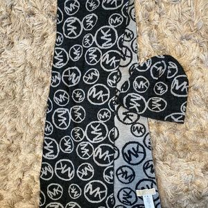 Michael Kors scarf and gloves set